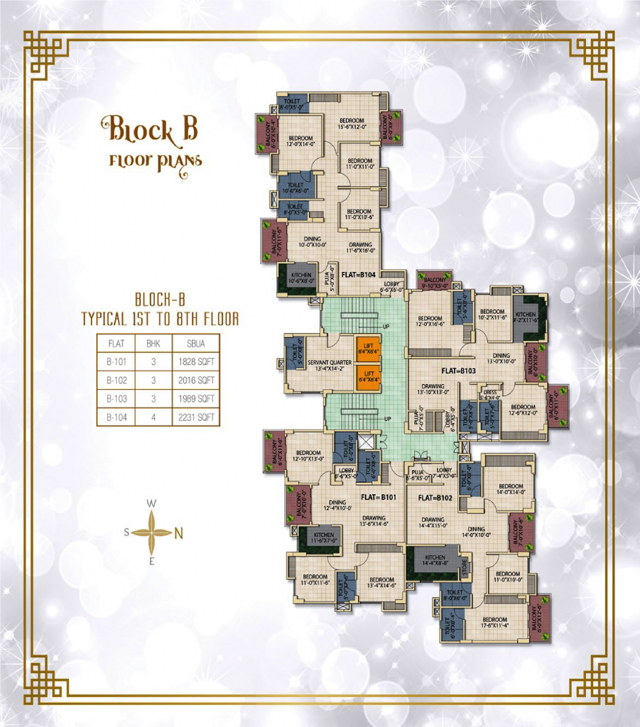 Block B Floor Plan